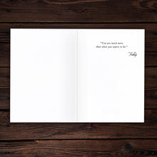 602-06 - Greeting Card - Prabhuji's quote - 'You are much more...' - 7"x5"