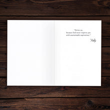 602-10 - Greeting Card - Prabhuji's quote - 'Strive on...' - 7"x5"