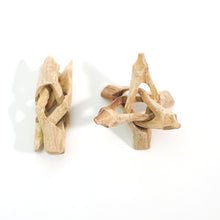 Tripod 4" Natural Rosewood (fits Abalone shells 3-5")