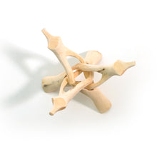 Tripod 6" Natural Eucalyptus Wood (fits Abalone shells 5-7")