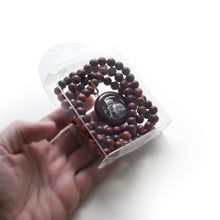 ORIGINAL OSHO Rajneesh Rajneeshpuram Wild Country Extra Fine Rose Wood Mala for Meditation -Natural Wood (#1) VERY LIMITED STOCK!