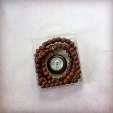 ORIGINAL OSHO Rajneesh Rajneeshpuram Wild Country Mala de madera de rosa extra fina para meditación - Madera natural (#2) ¡STOCK MUY LIMITADO!