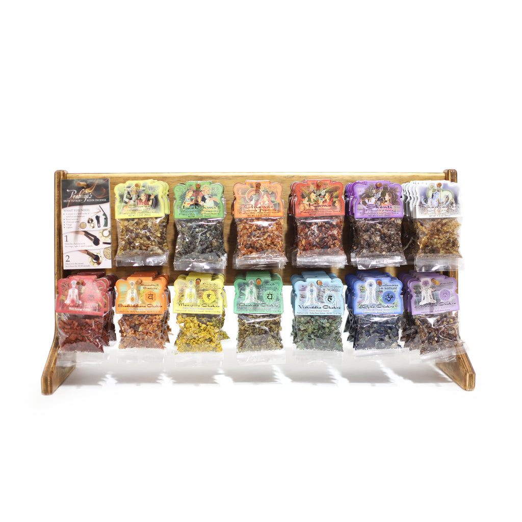 Wholesale Opening Bundle Herbal Resin Incense Display Rack with 7