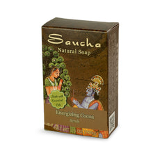 Soap Bar Saucha - Natural Energizing Cocoa Scrub - 3.5 oz (100g) - Wholesale and Retail Prabhuji's Gifts