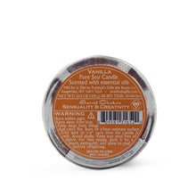 Soy Candle for Chakra Meditation Scented with Essential Oils | Sacral Chakra Svadhishthana | Vanilla | Sensuality and Creativity - 10.5oz - Wholesale and Retail Prabhuji's Gifts