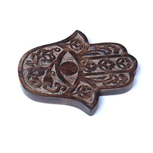 Decor - Wooden Hamsa - Cherry Blossom 7"x6"