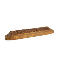 Decoración - Caja de madera Mezuzá 9"x1.5" ornamental