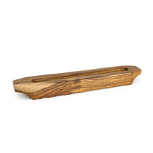 Decoración - Caja de madera Mezuzá 9"x1.5" ornamental