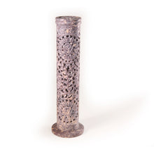 Quemador de incienso - Torre de esteatita Rose Vine Jali