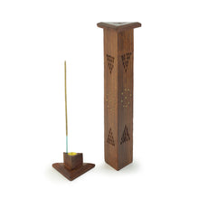 Incense Burner - Wooden Triangle Tower