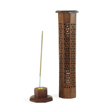Incense Burner - Wooden Decorative Tower