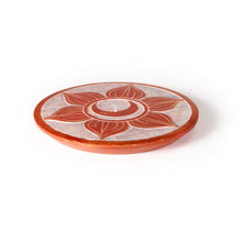 Quemador de incienso - Placa de esteatita Chakra sacro Svadhishtana 3"