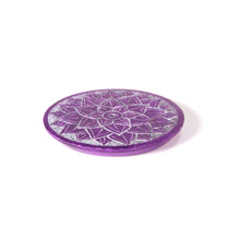 Quemador de Incienso - Placa de Esteatita Corona Chakra Sahasrara 3"