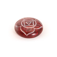 Quemador de incienso - Esteatita Raíz de guijarros Chakra Muladhara 2.5"