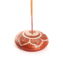 Incense Burner - Soapstone Pebble Sacral Chakra Svadhishtana 2.5"