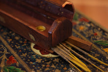 Incense Burner - Wooden Box with Storage - Elephant