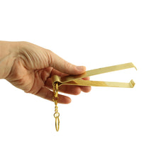 Pinzas para carbón de latón de 5,5"