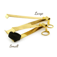 Brass Charcoal Tongs 7.5"