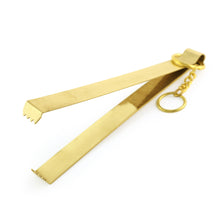 Pinzas para carbón de latón de 7,5"