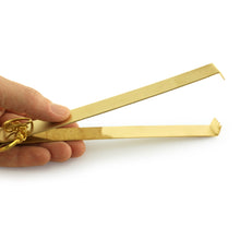 Pinzas para carbón de latón de 7,5"