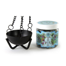 703-37 Prabhuji's Gifts Burner - Hanging Black Cauldron Small