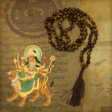 Cuentas de oración Mala - Ojo de tigre - 108 cuentas de oración