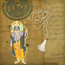 Cuentas de oración Mala - Piedra lunar - 108 cuentas de oración