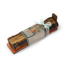 Set de regalo de incienso - Quemador de bambú + Paquetes de 3 varillas de meditación y felicitación navideña - Amor