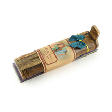 Set de regalo de incienso - Quemador de bambú + Paquetes de 3 varillas de incienso Harmony y saludo de amor - Descansa en ti
