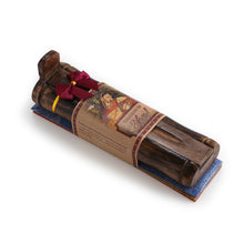 Incense Gift Set - Bamboo Burner + 3 Meditation Incense Stick & Greeting - Thinking of you
