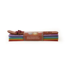 Prabhuji's Gifts - Incense Gift Set - Flat Burner + 7 Chakras Incense Stick in Brown Greeting Sleeve