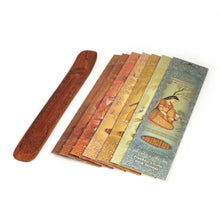 Prabhuji's Gifts - Incense Gift Set - Flat Burner + 7 Harmony Incense Stick & greeting A Precious Reminder that You are Loved