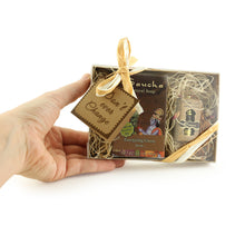Gift Set - Saucha Bar Soap 'Energizing Cocoa' and Attar Oil 'Prema' - with Greeting 'Don't ever change'