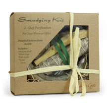Kit - Smudging Kit Palo Santo - Sage - Yerba Santa - Abalone shell - with Purification Instruction Booklet - Wholesale and Retail Prabhuji's Gifts 