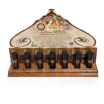 Wholesale Opening Bundle - Attar Oil - Complete Line 0.5 oz (15 ml) - 21 Bottles - with Testers Set on a Rack