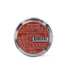 Root Chakra Muladhara | Soy Candle for Chakra Meditation with Essential Oils |  Sandalwood | Grounding and Serenity - 10.5oz