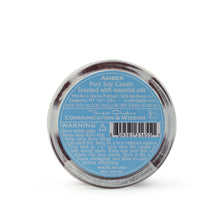 Throat Chakra Vishuddha | Candle for Chakra Meditation Scented with Essential Oils | Woods & Amber | Communication and Wisdom - 10.5oz