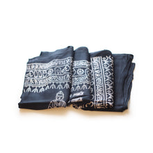 Meditation Yoga Prayer Shawl - Buddha - Black Large