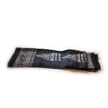 Meditation Yoga Prayer Shawl - Buddha - Black Large