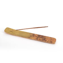 Incense Burner - Wooden Flat Burner Abstract Art by Prabhuji - 'Experimenting with the Truth'