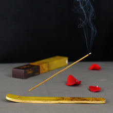 Incense Burner - Wooden Flat Burner Abstract Art by Prabhuji - 'Experimenting with the Truth'