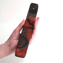 Incense Burner - Wooden Flat Burner Abstract Art by Prabhuji - 'Kundalini Yoga'