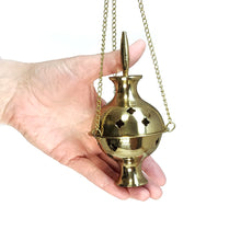 Prabhuji's Gifts Hanging brass burner 5"