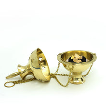 Prabhuji's Gifts Hanging brass burner 5"