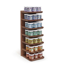Wholesale Opening Bundle - Herbal Resin Incense - Display Rack with 7-Chakra Line 2.4 oz (68g) Jars - 42 Packs