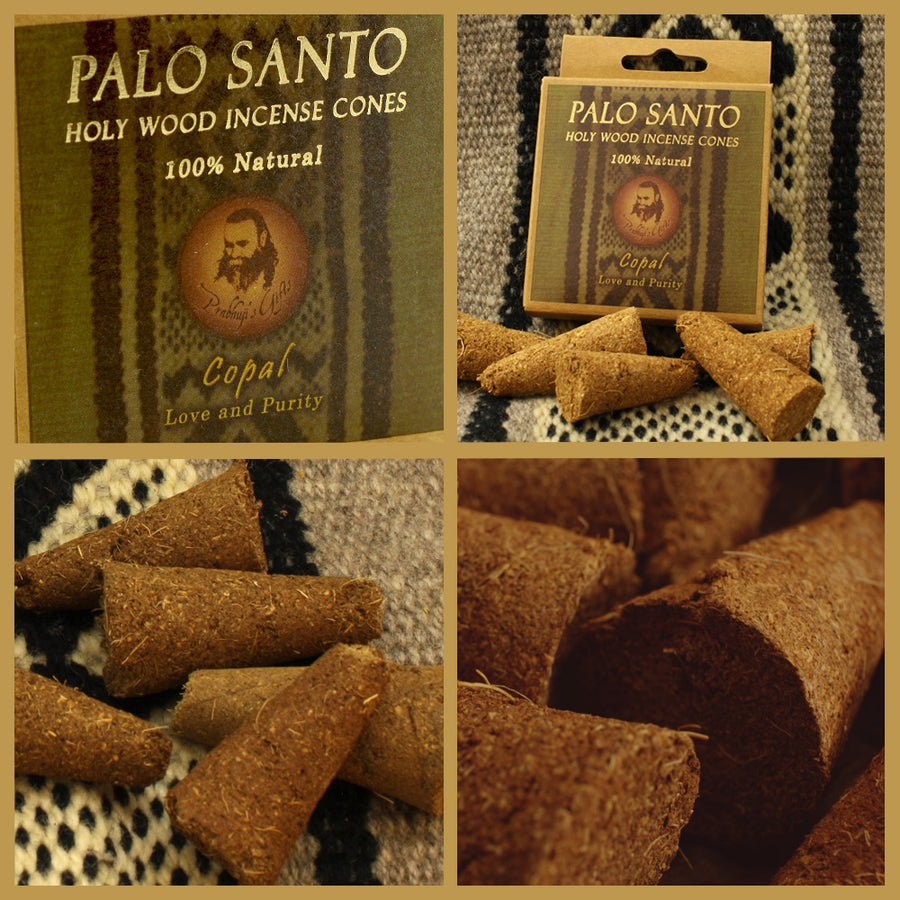 Palo Santo and Copal Incense Cones - Love and Purity - 6 Cones