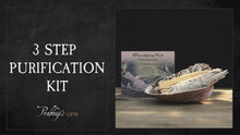 Kit - Smudging Kit Palo Santo - Sage - Yerba Santa - Abalone shell - with Purification Instruction Booklet