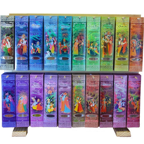 Display Rack Horizontal - 20  Fragrances Incense Sticks - 260 Packs