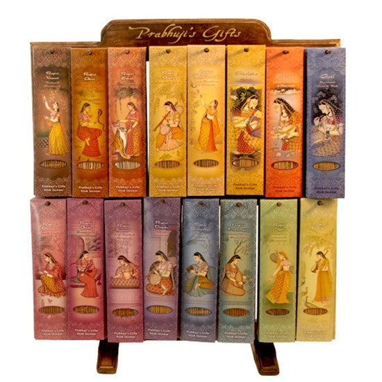 Display Rack Decorated - 16 fragrances Incense stick - Harmony and Meditation line - 208 packs