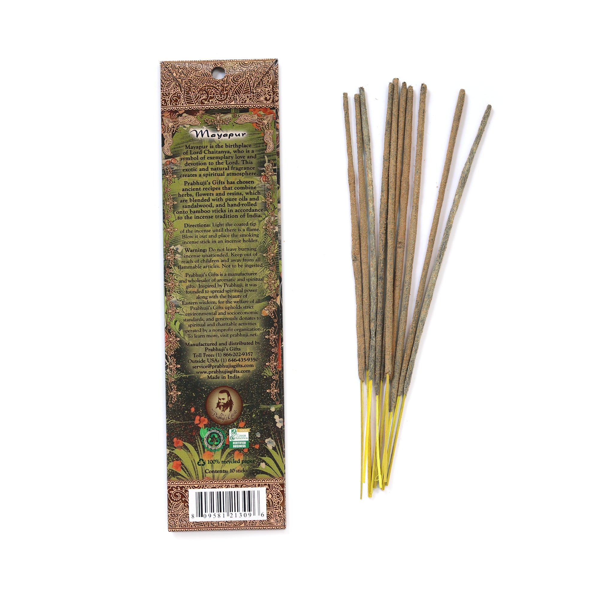 お香 Supreme Incense Nag Champa Mayapur Incense Sticks - Nag Champa Supreme - Wholesale and